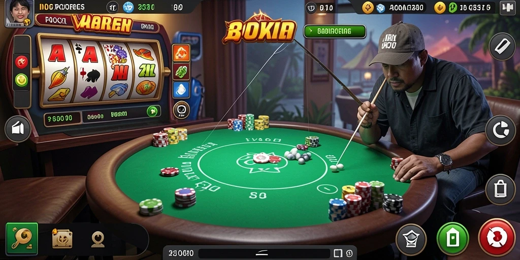 Tangkapan layar dari level pertama yang menampilkan petualangan.