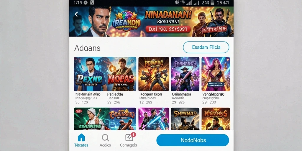 Tampilan awal yang menarik dan intuitif.
