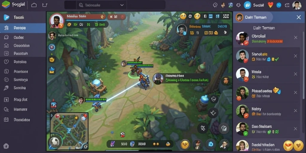 Screenshot menunjukkan aksi karakter utama dalam pertempuran.