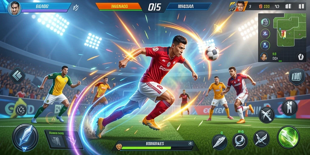Tampilan level yang menantang dan menarik.