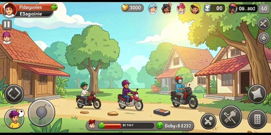 Tangkapan layar yang menunjukkan pemandangan menakjubkan dalam game.