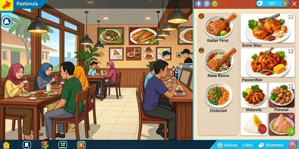 Screenshot IDRKING menunjukkan tampilan grafis yang memukau.