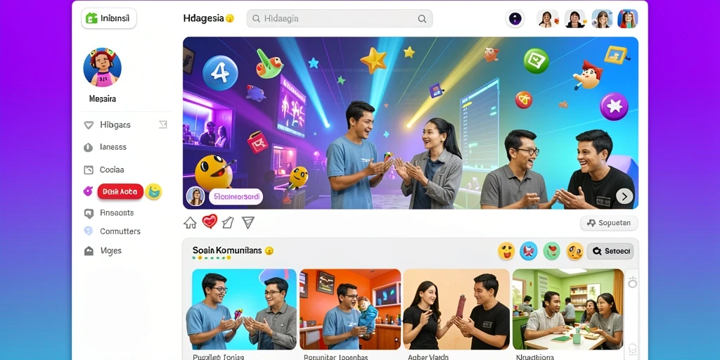 Tampilan antarmuka yang menarik dan mudah dinavigasi.