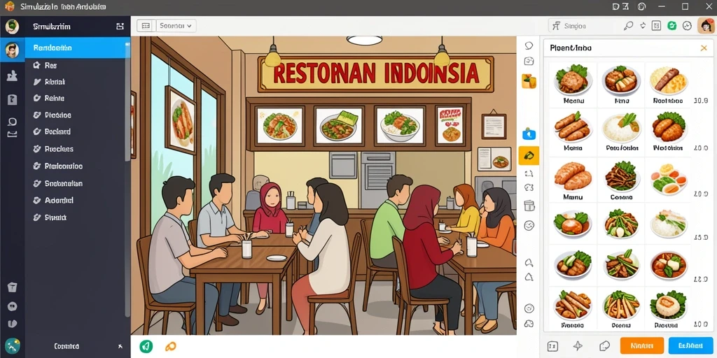 Tampilan antarmuka yang intuitif dan mudah digunakan.