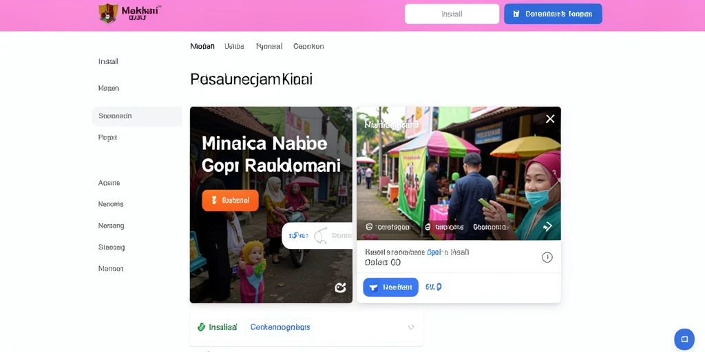 Tampilan antarmuka yang menarik dan mudah digunakan.