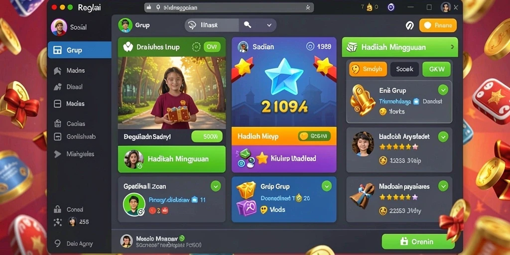 Tampilan awal yang menarik dan mudah dinavigasi.