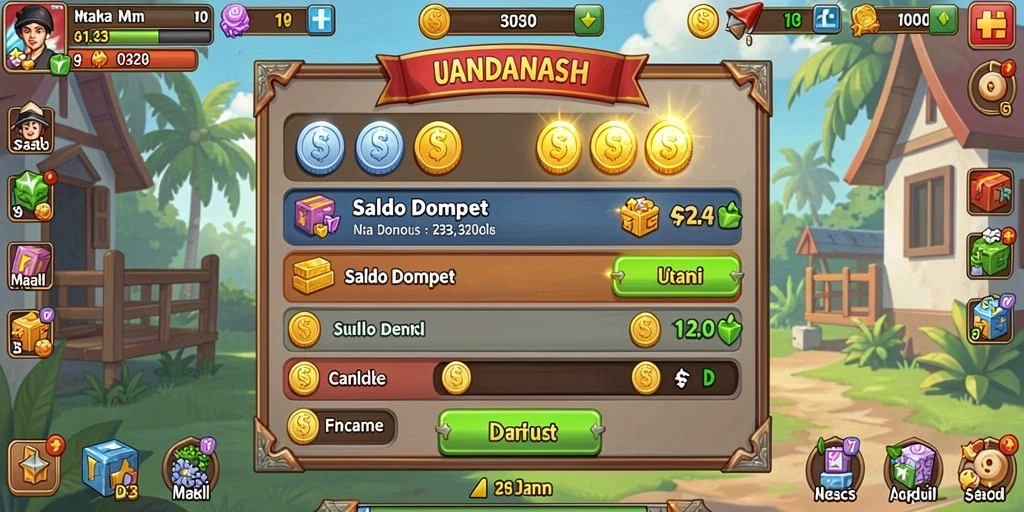 Tampilan antarmuka pengguna yang intuitif dan menarik.